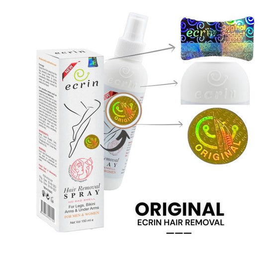 Ecrin Hair Remover Spray - Fast Painless Silky Hair Removal